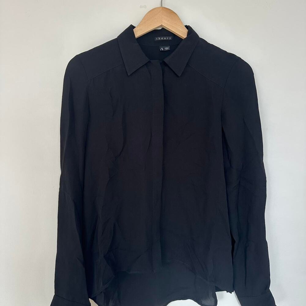 Silk theory blouse